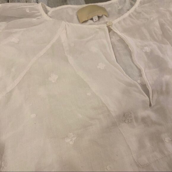 Anaak Keyhole Yoke Cotton Blouse - Picture 4 of 4